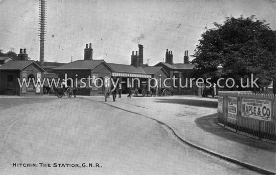 GNR Station, Hitchin, Herts. c.1908